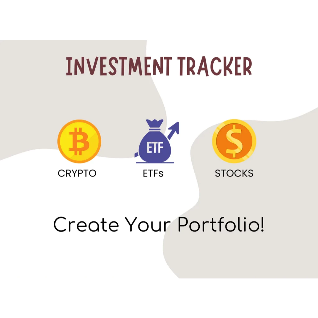 图片[4]-Investment Tracker For Google Sheets | Stock Portfolio | Trading Journal Crypto Tracker For Cryptocurrency Stocks Market-TheTrendFollowing